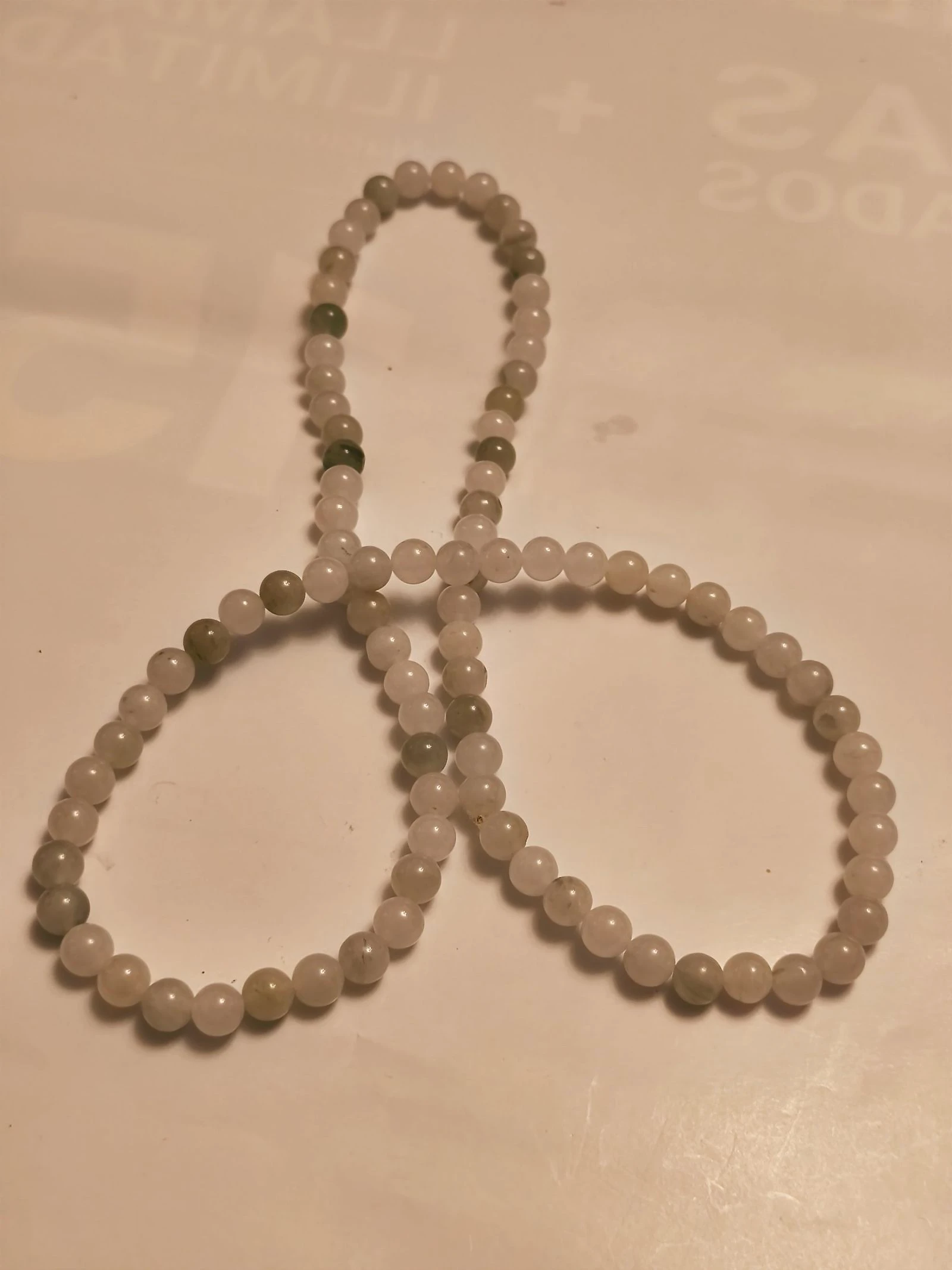 Necklace of light agates with 80 centimeters – photo 18